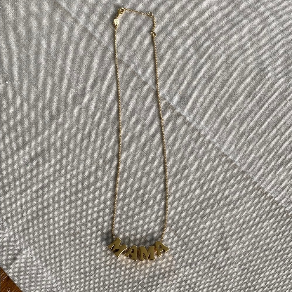 Gold 'MAMA' Necklace